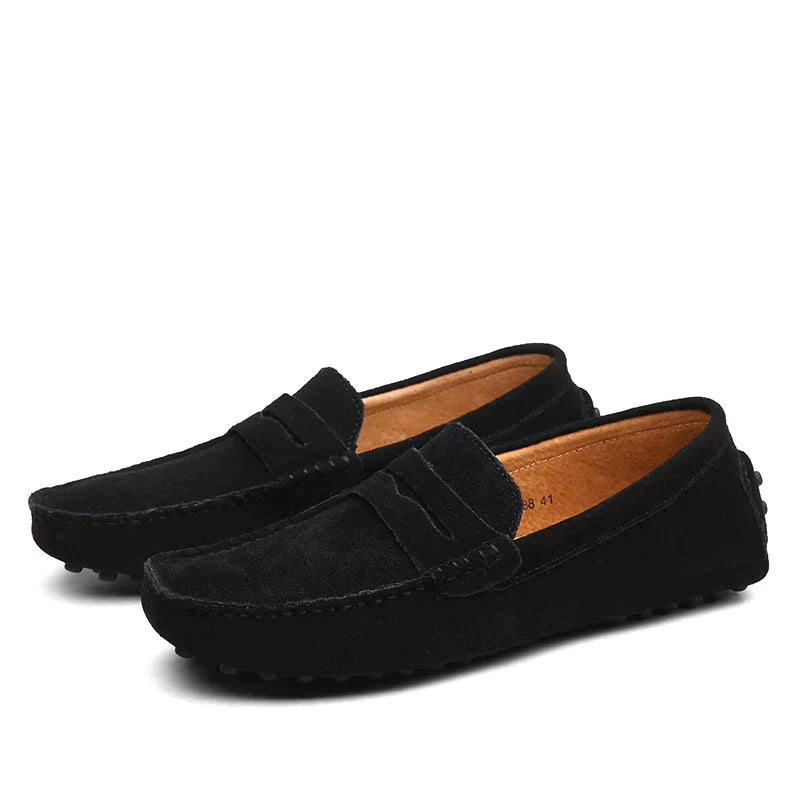 Noah | Tidløse Læder Loafers med Komfort