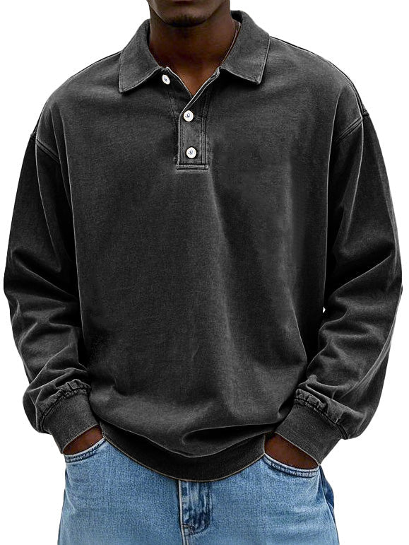 Maxime | Elegant Langærmet Polo Shirt