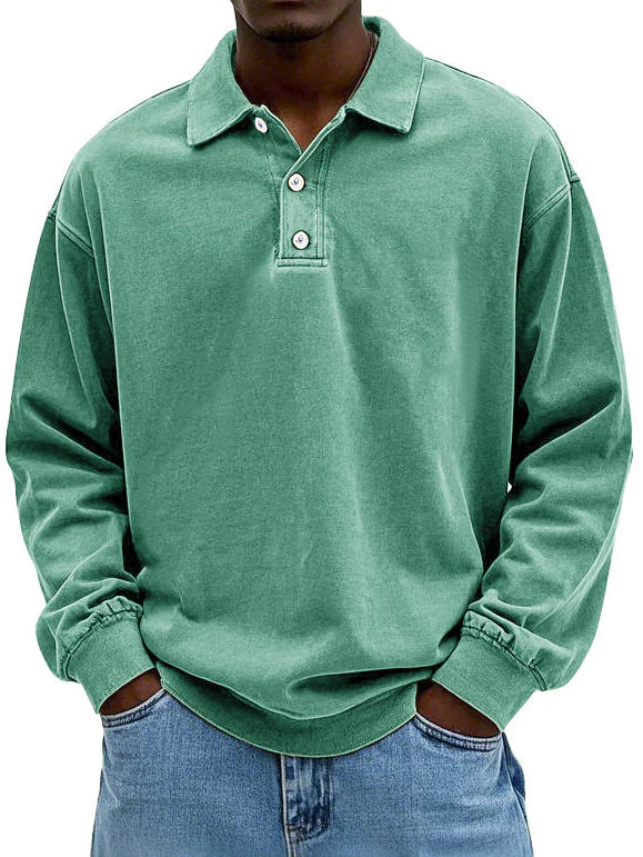 Maxime | Elegant Langærmet Polo Shirt
