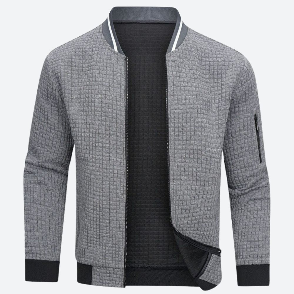 Lars | Cardigan med lynlås i casual stil til mænd