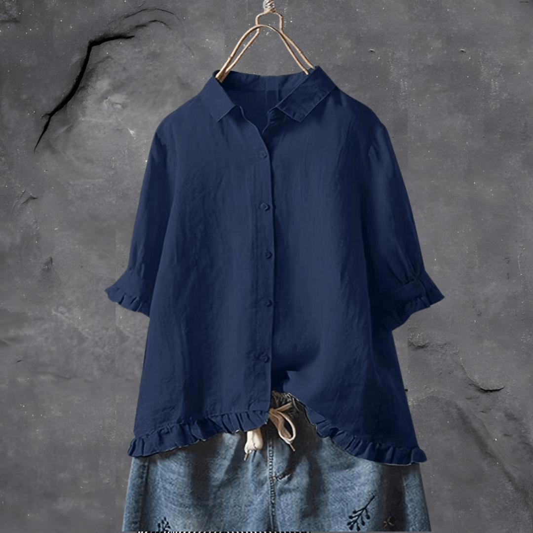 Elegant skjorte med knapper og klassisk design