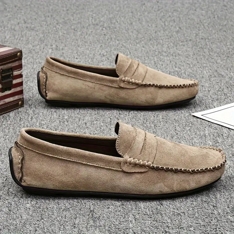 Noah | Afslappede loafers i ruskind