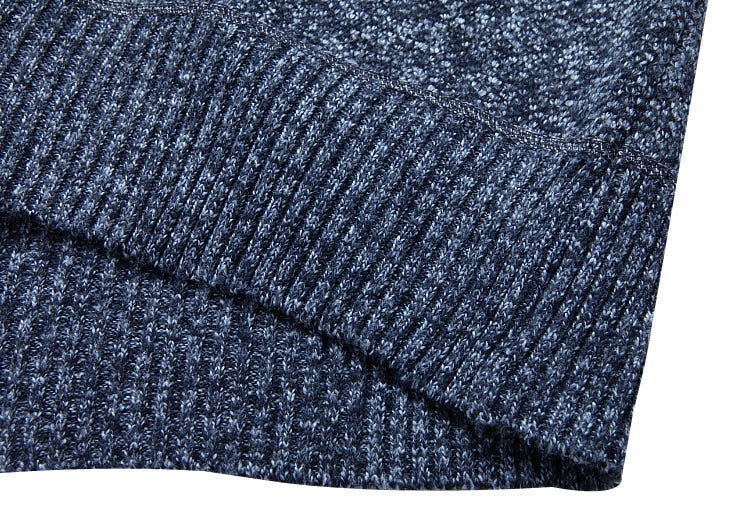 Henrik | Elegant cardigan med lynlås til mænd