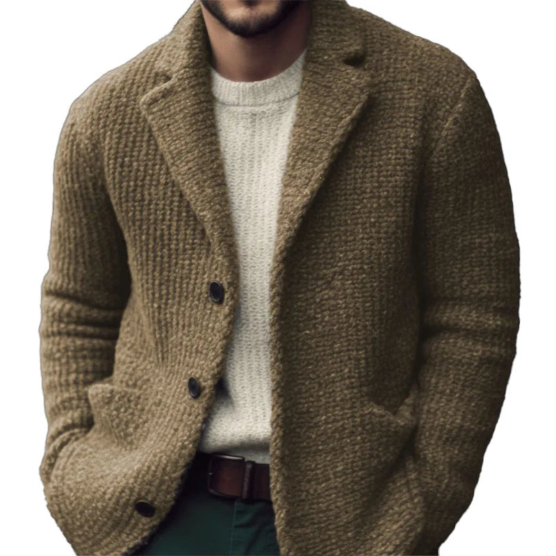 Rasmus | Strikket cardigan til mænd