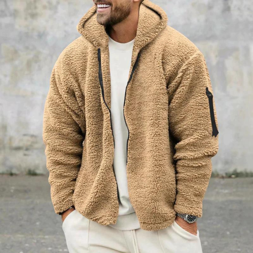 Thomas | Elegant cardigan med hætte til mænd