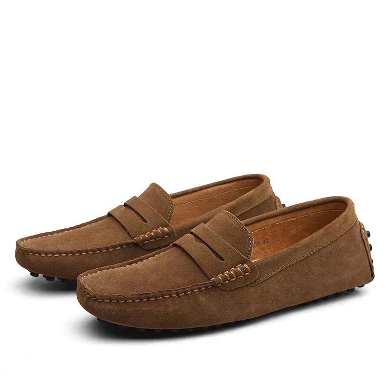 Noah | Tidløse Læder Loafers med Komfort
