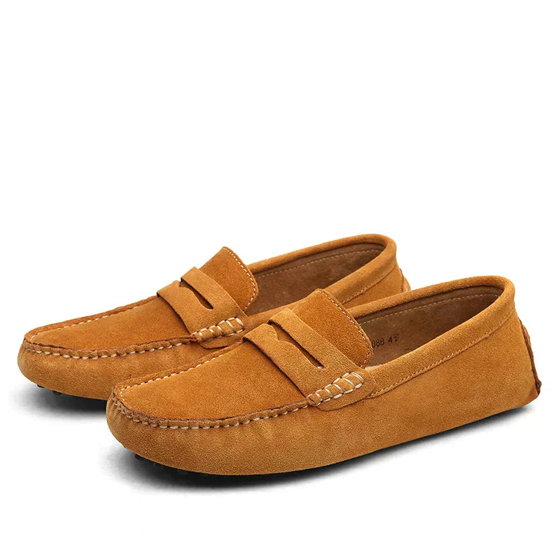 Noah | Tidløse Læder Loafers med Komfort