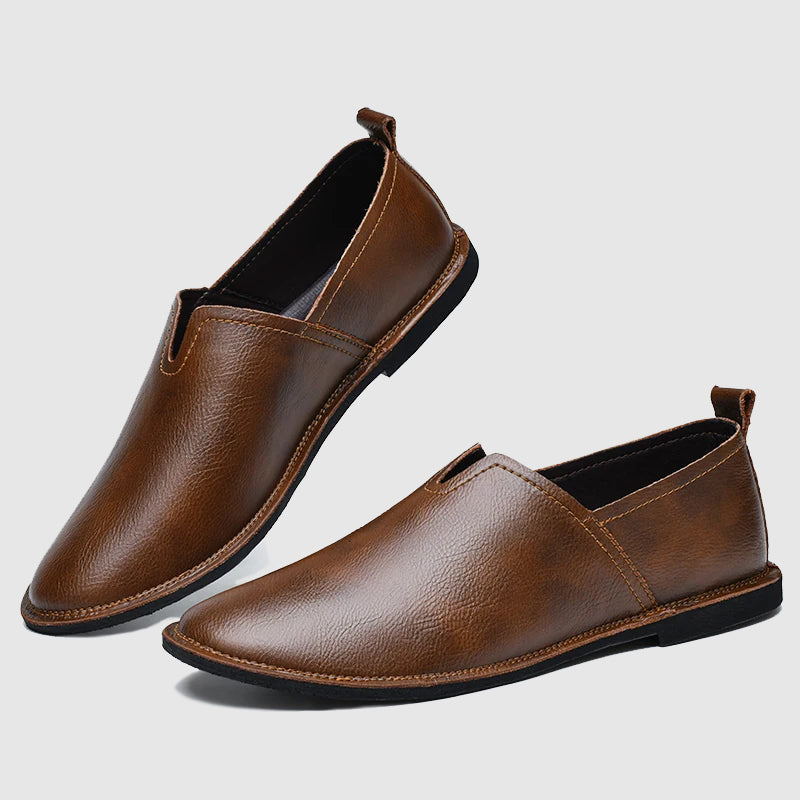William | Tidløse Læder Loafers med Komfort