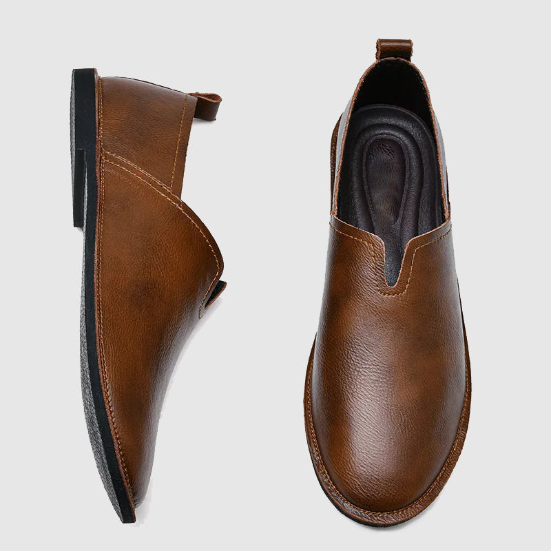 William | Tidløse Læder Loafers med Komfort