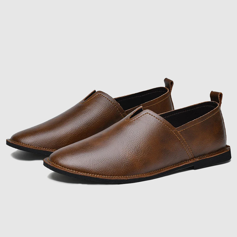 William | Tidløse Læder Loafers med Komfort