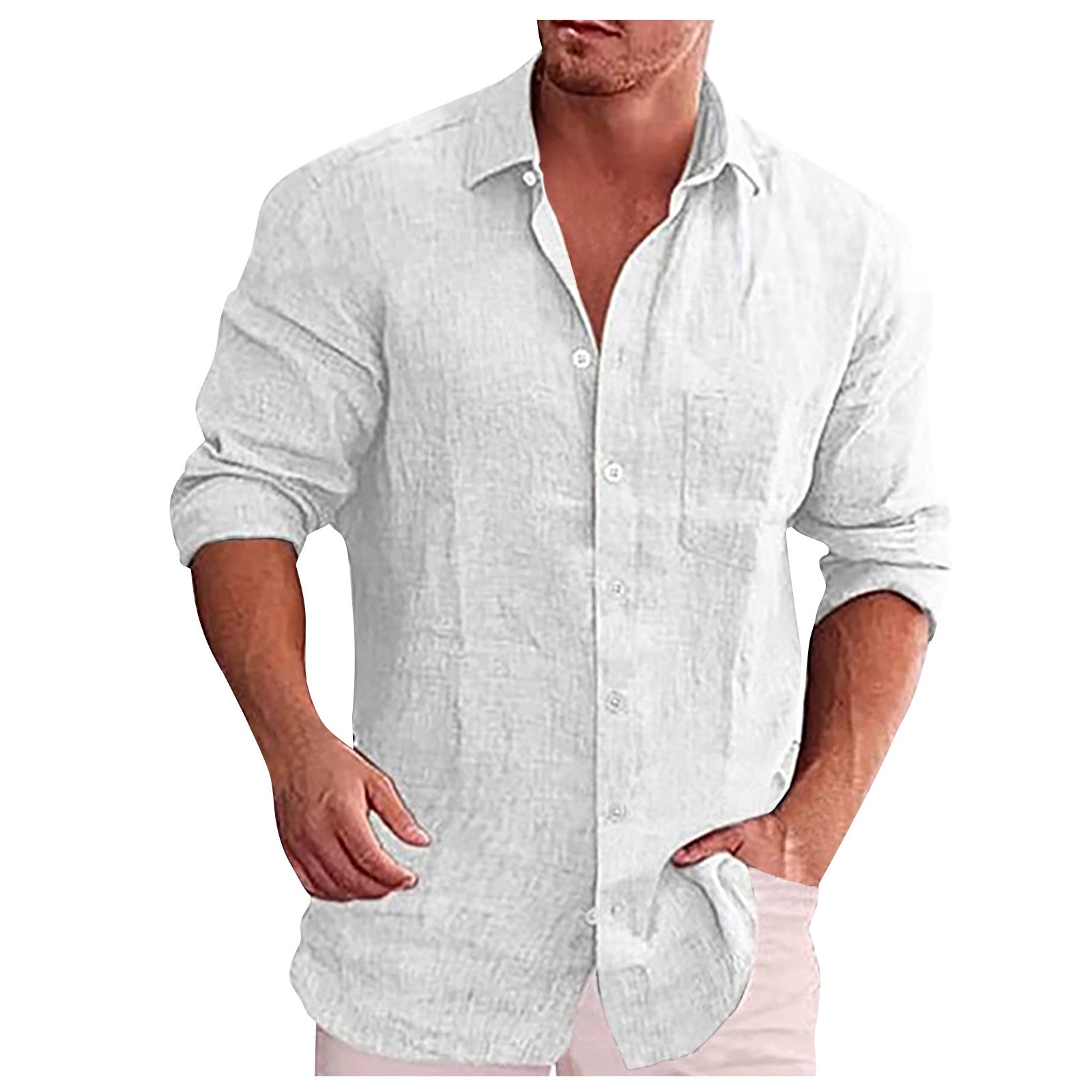 Lucas | Casual Herreskjorte i Linned