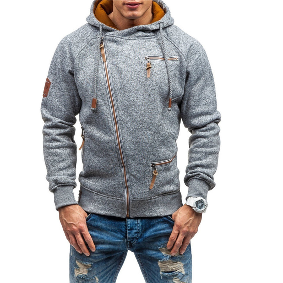 Emil | Fleece hættetrøje i casual stil til mænd