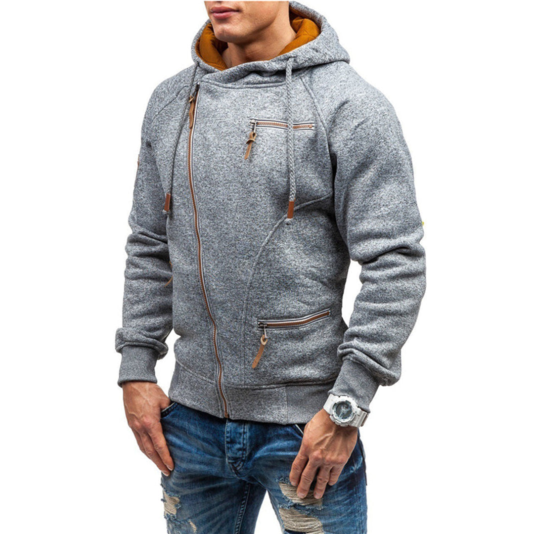Emil | Fleece hættetrøje i casual stil til mænd