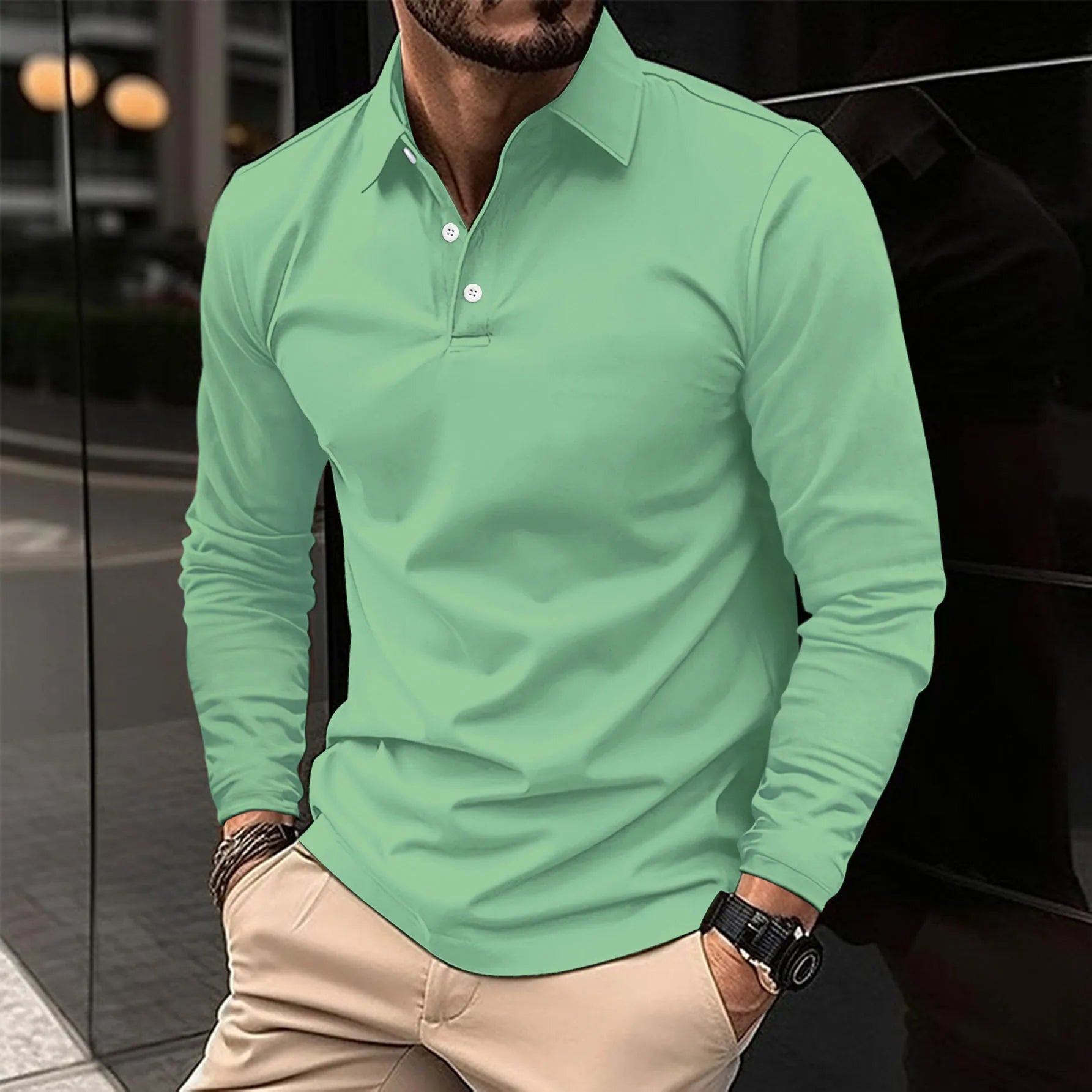 Lucas | Alsidigt Poloshirt med Stilfuldt Design