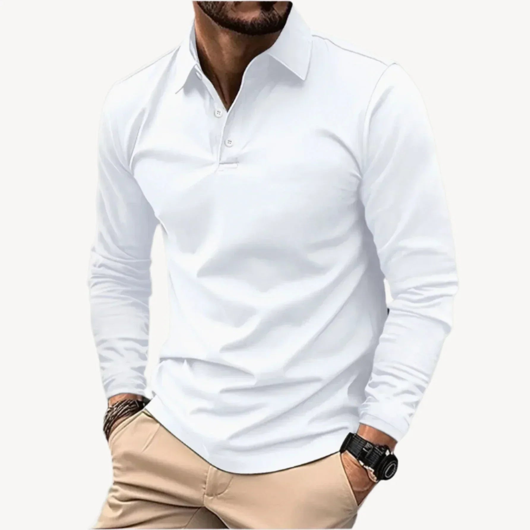 Lucas | Alsidigt Poloshirt med Stilfuldt Design