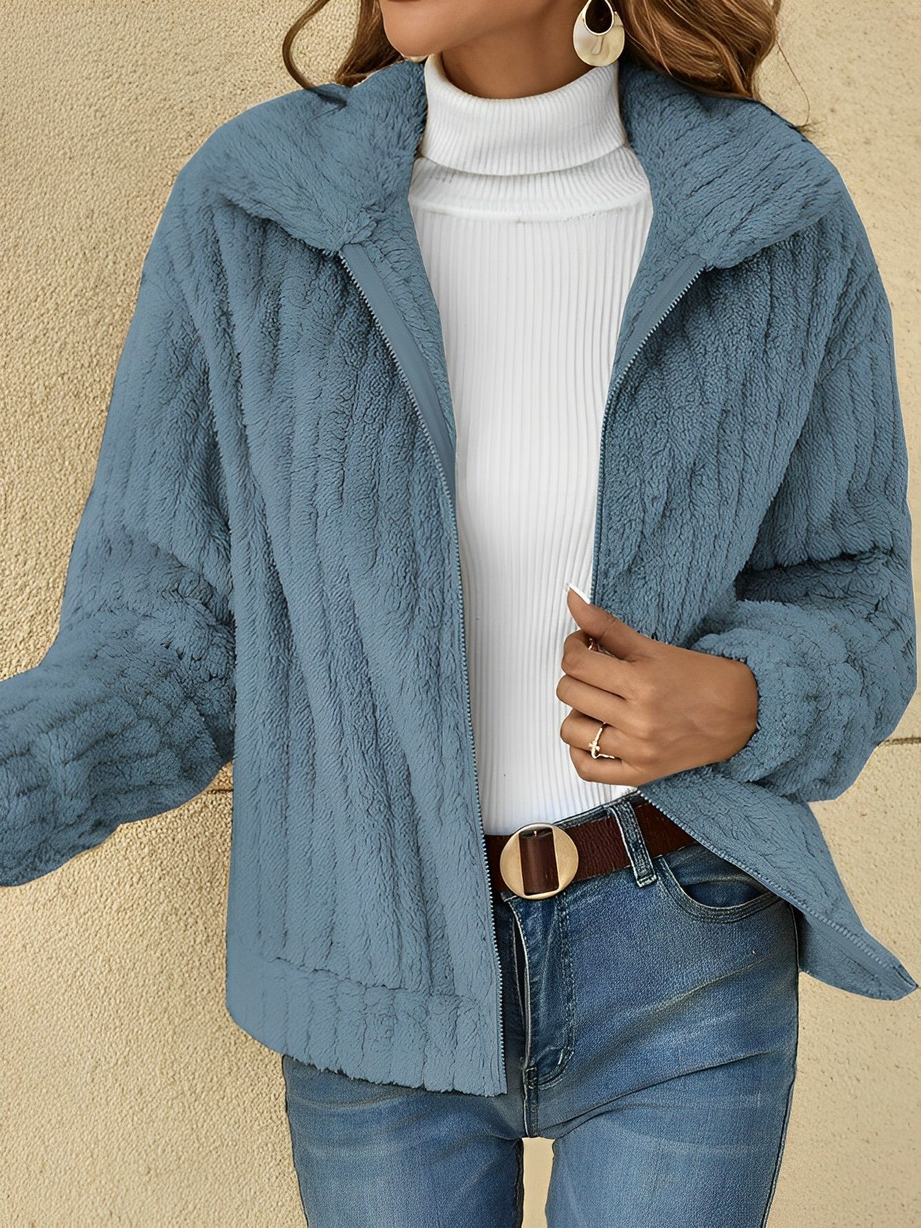 Karla | Elegant Teddyjakke til Varme Dage