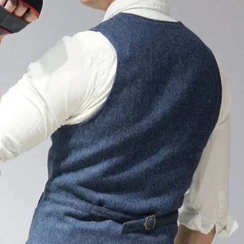 Simon | Vintage sweater uden ærmer til mænd