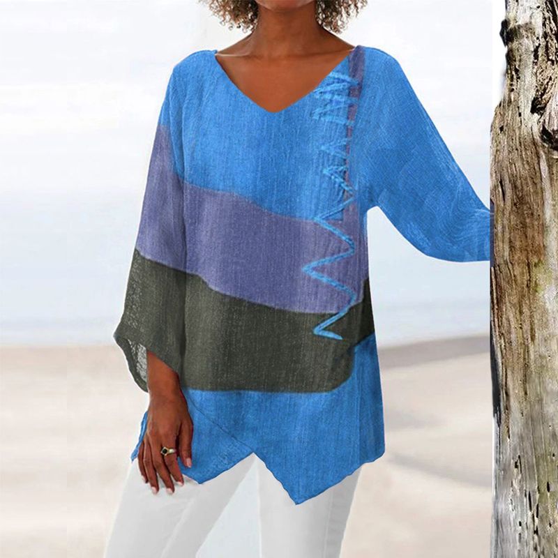 Elegant bluse med leopardmønster iøjnefaldende design
