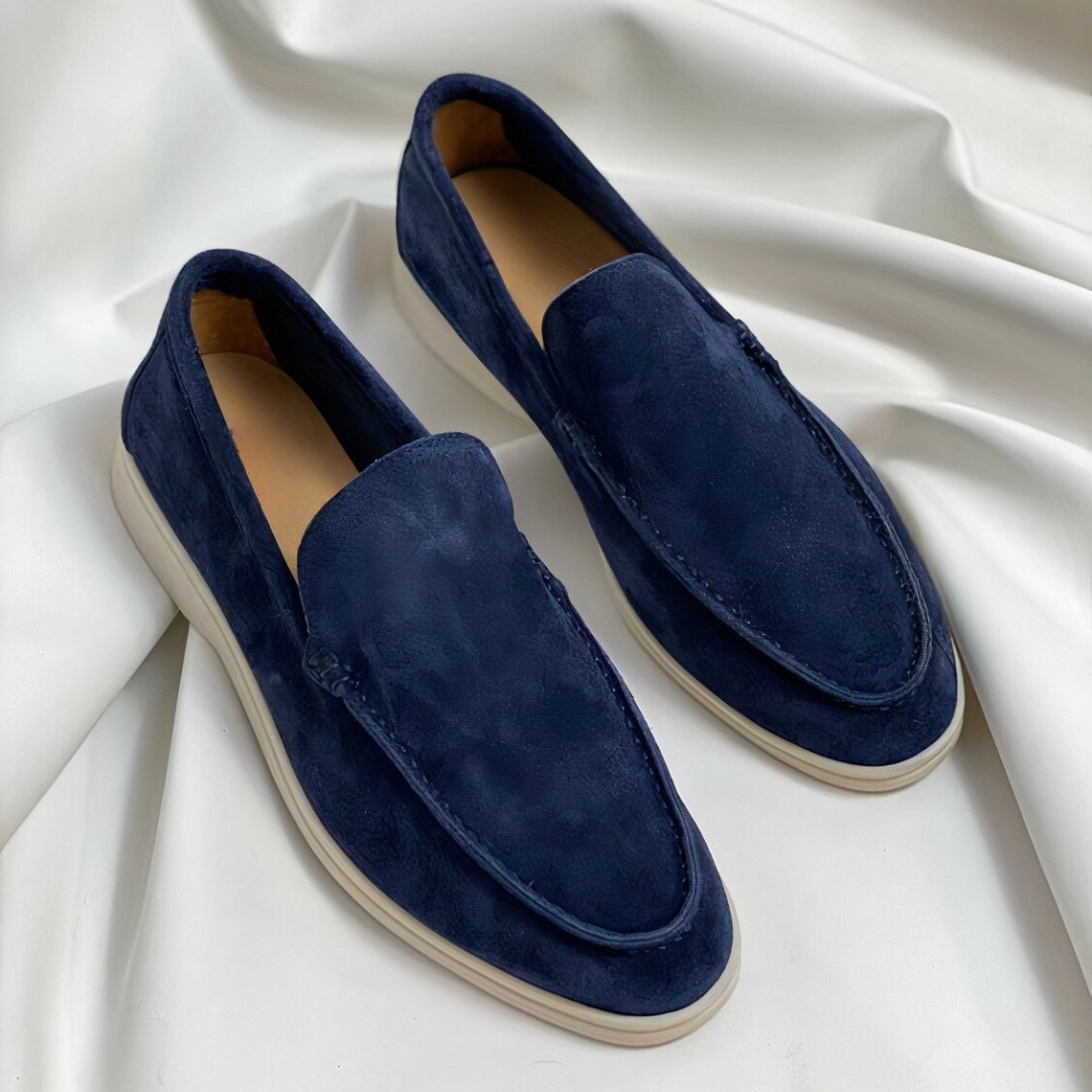 Victor | Elegante og Komfortable Ruskind Loafers