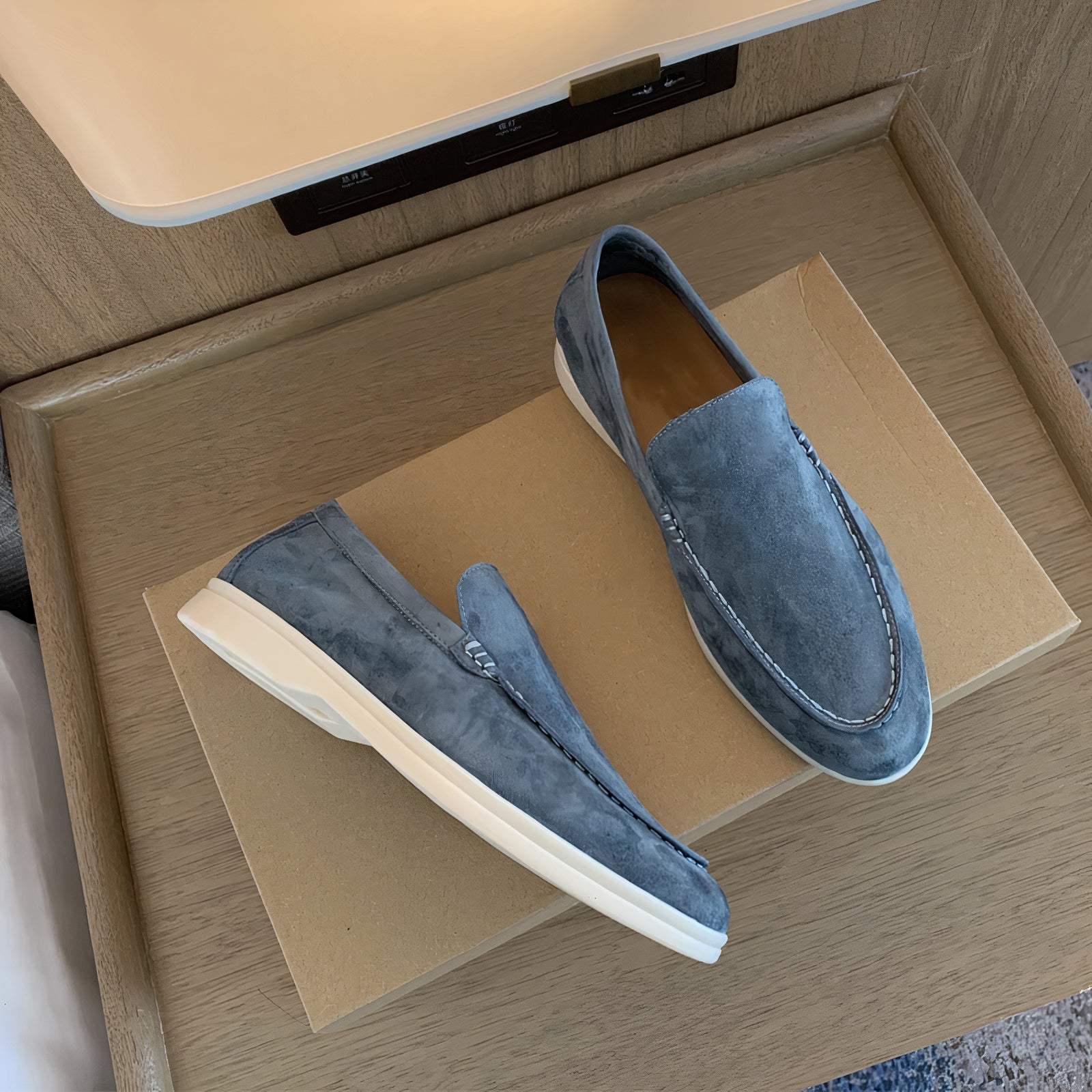 Victor | Elegante og Komfortable Ruskind Loafers