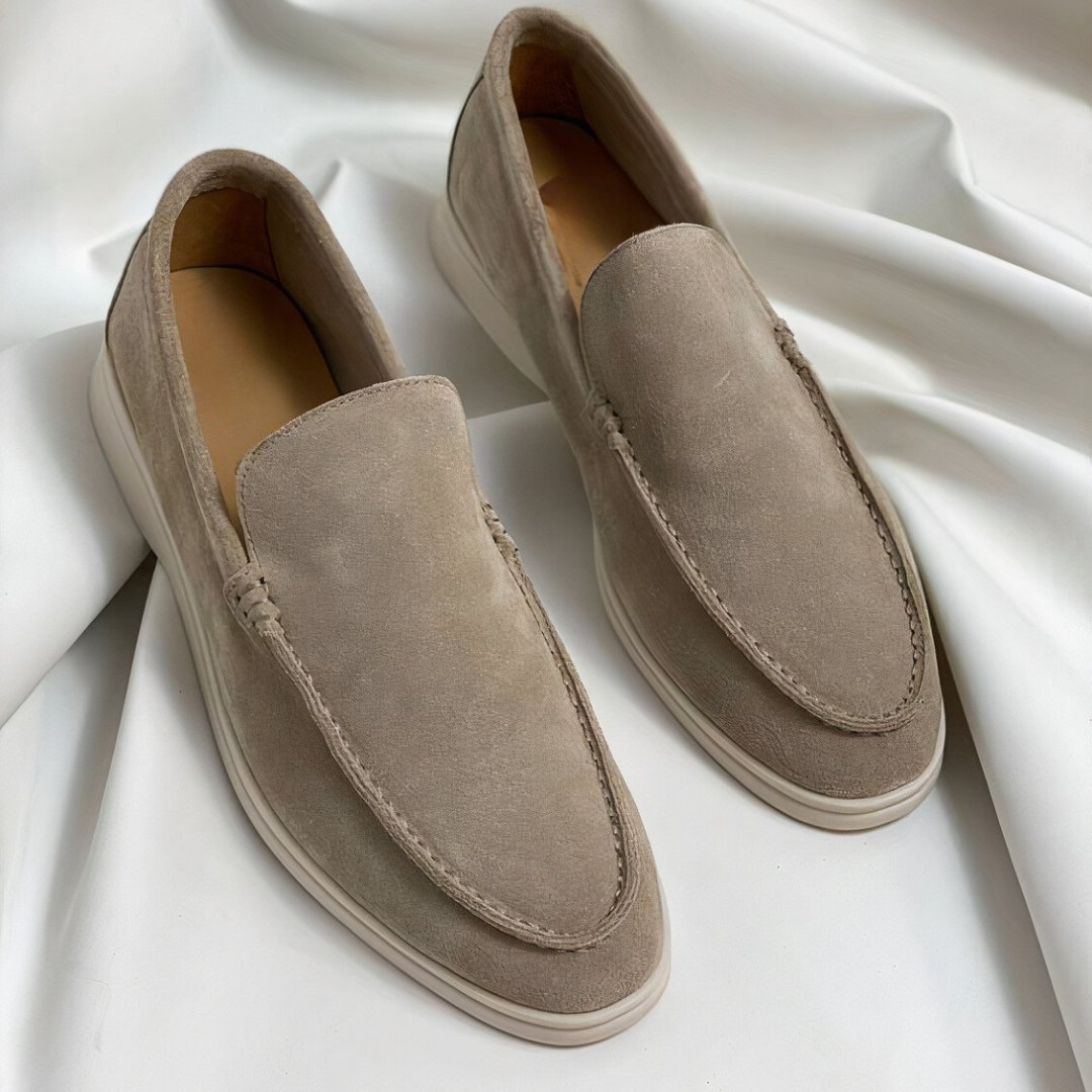 Victor | Elegante og Komfortable Ruskind Loafers