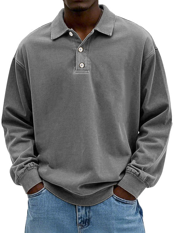 Maxime | Elegant Langærmet Polo Shirt