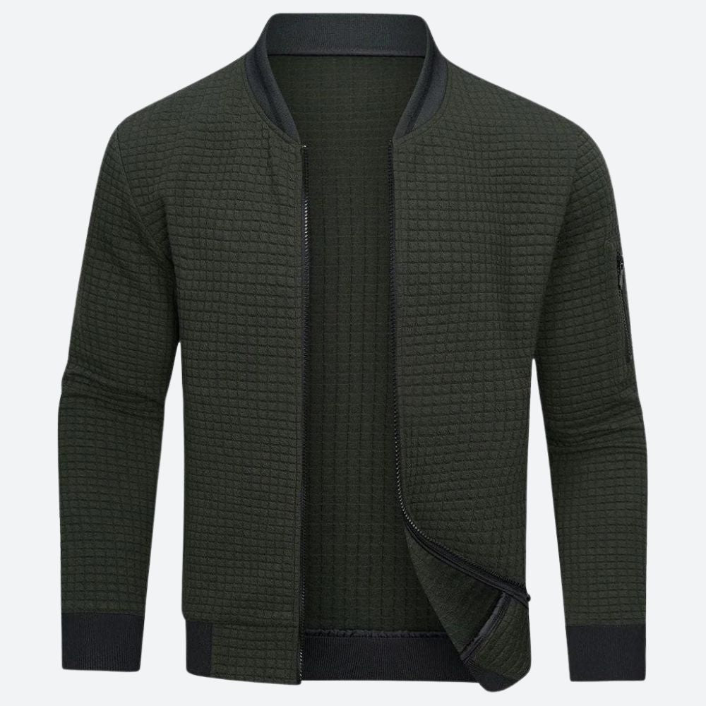 Lars | Cardigan med lynlås i casual stil til mænd